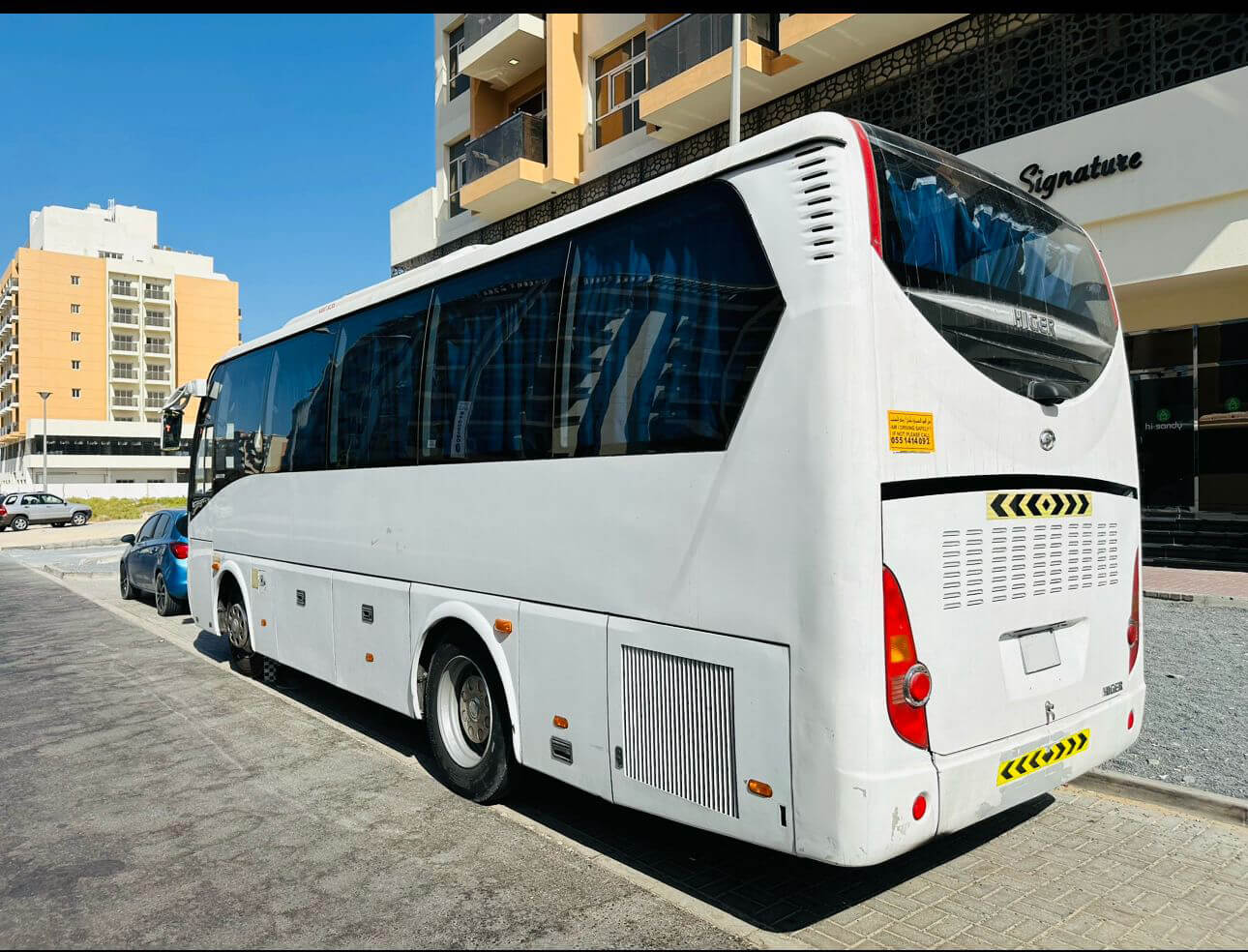 bus rental Higer 6129